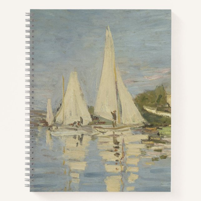 Frühling, impressionistisches Porträt, Claude Mone Notizbuch (Vorderseite)
