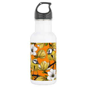 Frühling in Gelb Edelstahlflasche