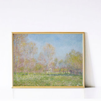 Frühling in Giverny – impressionistische Landschaf Poster