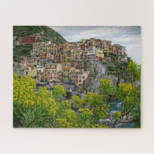 Frühling in Manarola, Italien - 16x20 - 520 Stk. Puzzle