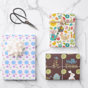 Frühling in Ostern Geschenkpapier Set