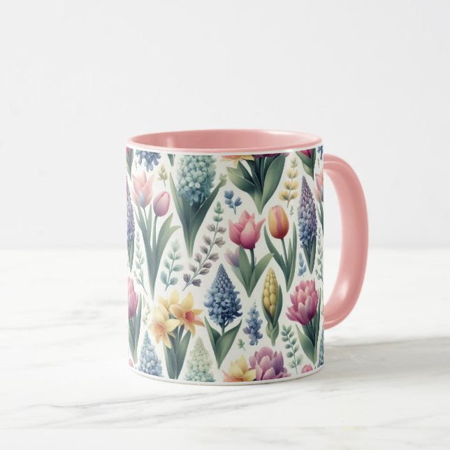 Frühling in Ostern Tasse (VorderseiteRechts)