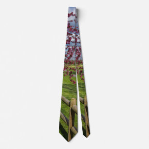 Frühling in Rivercut Neck Tie Krawatte