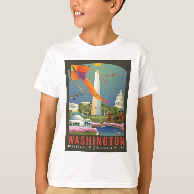 Frühling in Washington DC T-Shirt (Vorderseite)