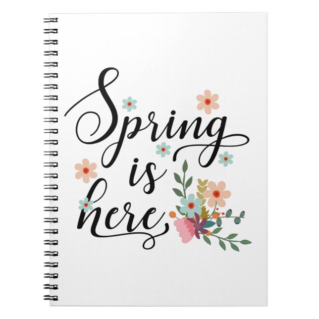 Frühling ist hier notizblock (Vorderseite)