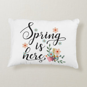 Frühling ist hier zierkissen