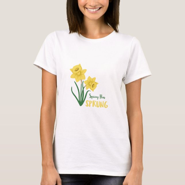 Frühling ist in Bewegung T-Shirt (Vorderseite)