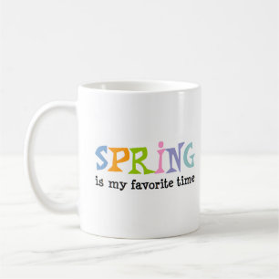 Frühling ist meine Lieblingsjahreszeit Kaffeetasse