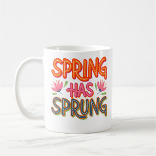 Frühling ist sprung kaffeetasse