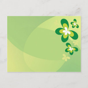 Frühling ist sprung postkarte