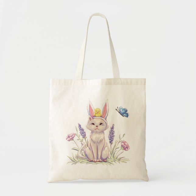 Frühling Katzen Tasche (Vorne)