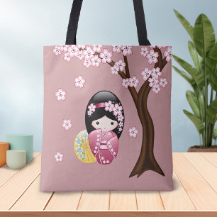 Frühling Kokeshi Puppe - niedliches japanisches