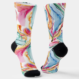 Frühling organische Textur mit fließenden welligen Socken