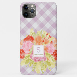 Frühling Ostern Pastellrosa Gingham Karomuster Case-Mate iPhone Hülle