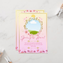 Frühling-Party Einladung