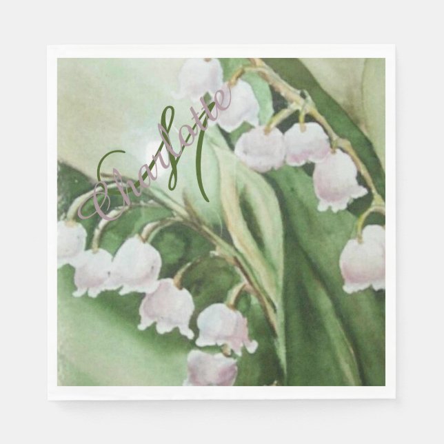 Frühling-Party Serviette (Vorderseite)