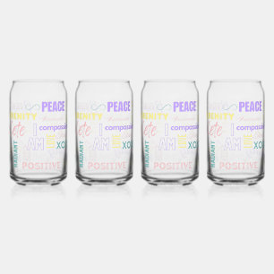 Frühling Pastel High Vibe Ich bin positiv Energie  Dosenglas