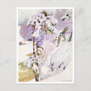 Frühling, Pekka Halonen Postkarte