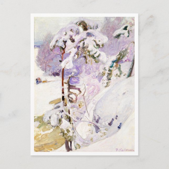 Frühling, Pekka Halonen Postkarte (Vorderseite)