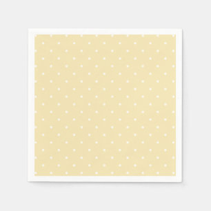 Frühling Polka Dots Micro Buttercreme Serviette