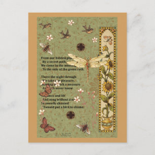 Frühling Postkarte