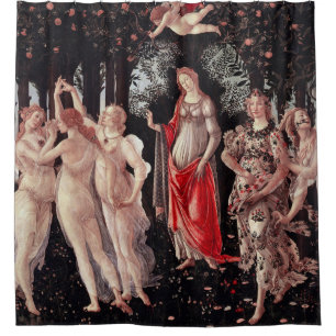 Frühling Primavera Sandro Botticelli Renaissance Duschvorhang
