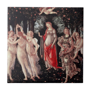 Frühling Primavera Sandro Botticelli Renaissance Fliese