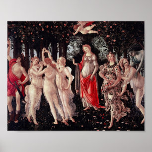 Frühling Primavera Sandro Botticelli Renaissance Poster