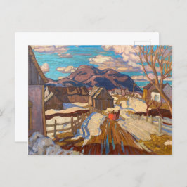 Frühling, Quebec | A. Y. Jackson | Postkarte