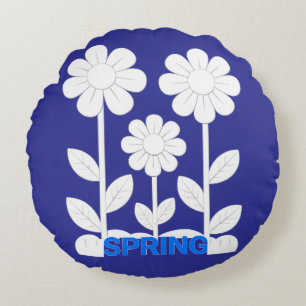 Frühling  rundes kissen
