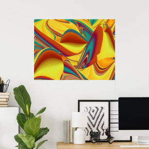 Frühling Sommer Herbst Blumen Magie Poster
