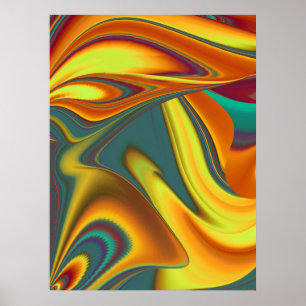 Frühling Sommer Herbst Blumen Magie Poster