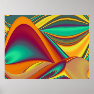 Frühling Sommer Herbst Blumen Magie Poster