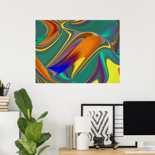 Frühling Sommer Herbst Blumen Magie Poster