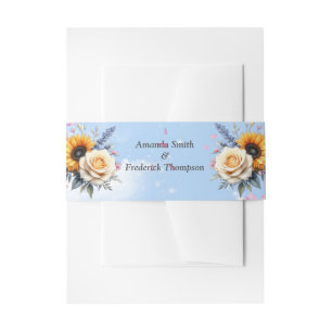 Frühling und Sommer blühen Florals Einladungsbanderole