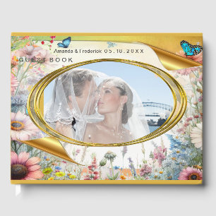 Frühling und Sommer blühen Florals Gästebuch