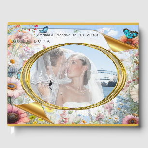 Frühling und Sommer blühen Florals Gästebuch