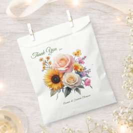 Frühling und Sommer blühen Florals Geschenktütchen