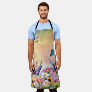 Frühling und Sommer blühen Florals Schürze
