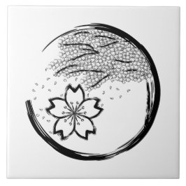 Frühling-Wappen Fliese