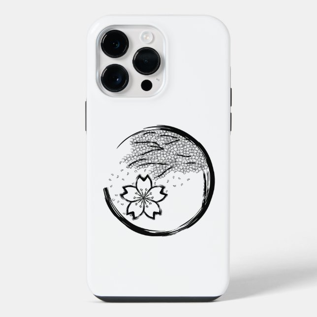 Frühling-Wappen iPhone Hülle (Rückseite)