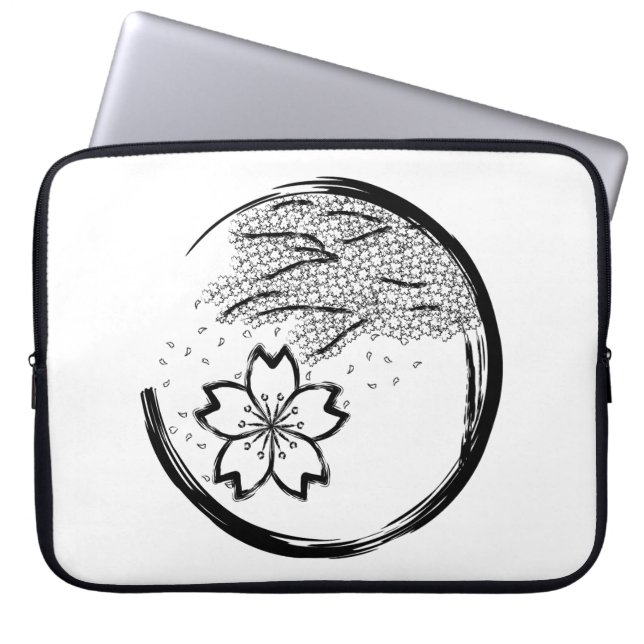 Frühling-Wappen Laptopschutzhülle (Vorderseite)