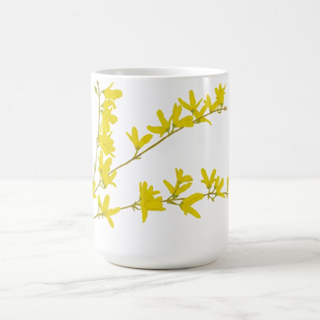 FrühlingForsythia Tasse (Mittel)