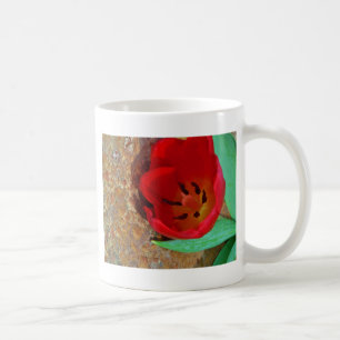 Frühlinggelb und Roter Tulip Tasse