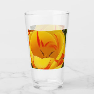Frühlinggelbe Tulissen Glas