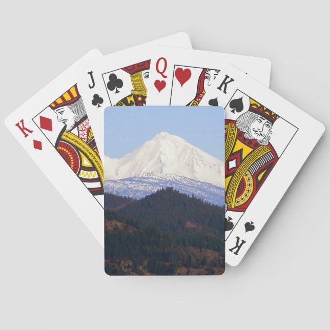 Frühlingmorgen auf Mount Lassen.. Spielkarten (Rückseite)