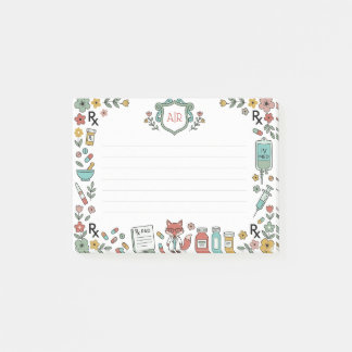 Frühlings-Apotheke Post-it Klebezettel