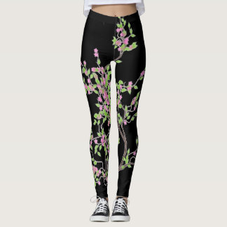 Frühlings-Baum mit Blumen Leggings