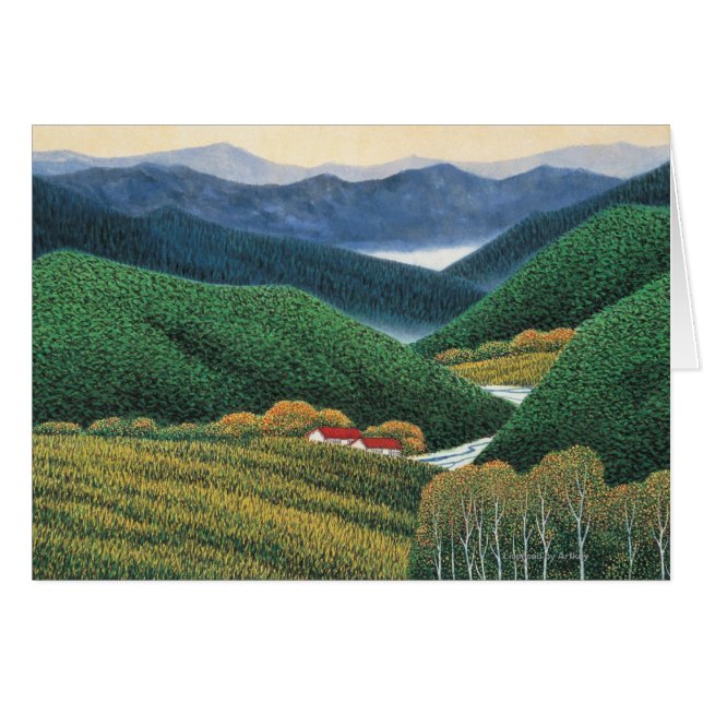 Frühlings-Berge (Vorderseite (Horizontal))