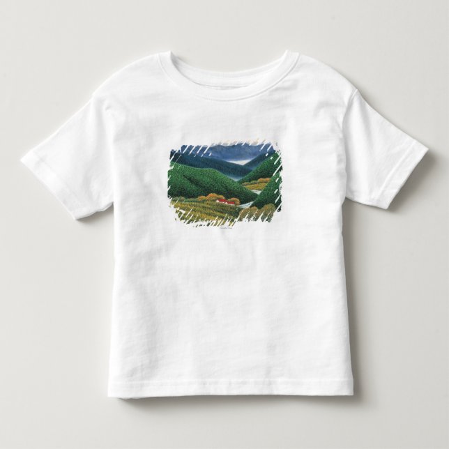 Frühlings-Berge Kleinkind T-shirt (Vorderseite)